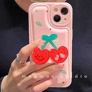 สอบถามก่อนกดสั่ง เคสสีชมพู เคสนิ่ม เคสผิวเงา เคสเชอร์รี่ เคส+holder griptok ไอริง เคสโทรศัพท์ imd เคสหนัง ส่งจากไทย