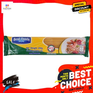 Best Foods เบสท์ฟู้ดส์ เส้นสปาเกตตี้กึ่งสำเร็จรูป 250 กรัม Best Foods Instant Spaghetti Noodles 250 g.ข้าว