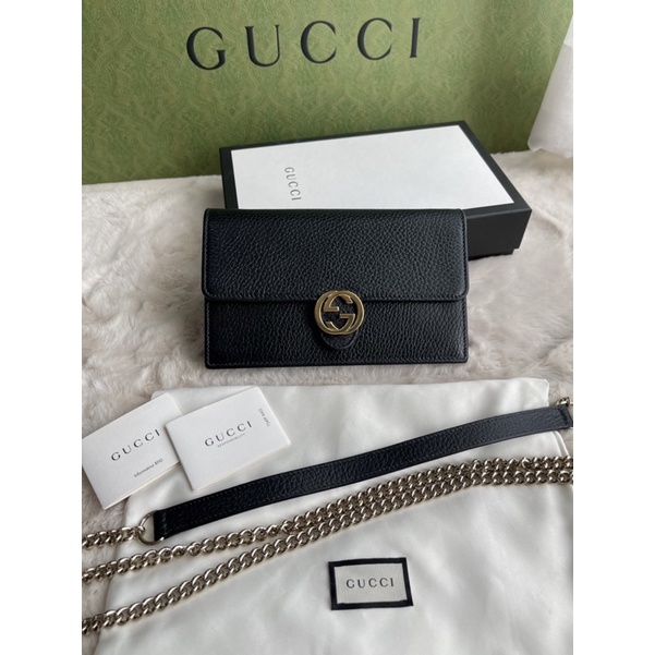 Used Gucci Interlocking woc 7.5 (light gold)