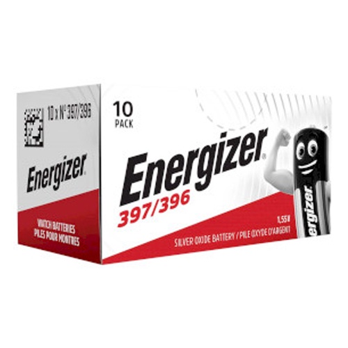 พร้อมส่ง> ถ่านกระดุม Energizer 397,396,SR726SW,SR726W,SR59 (จำหน่ายยกกล่อง จะมี 10ก้อน)