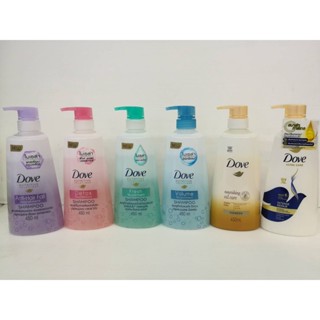 Dove shampoo (410 มล. ,450 มล) โดฟ แชมพู ไมเซล่า มีให้เลือก 5 สูตร