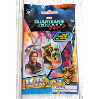 (Sealed Pack) ซองสุ่ม DOG TAGS + STICKER MARVEL GUARDIANS OF THE GALAXY VOL.2