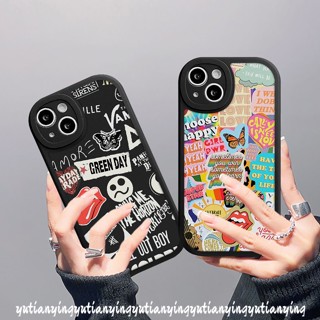 เคสโทรศัพท์มือถือ TPU นิ่ม พิมพ์ลายตัวอักษร ผีเสื้อ สําหรับ Vivo Y16 Y21 Y15 Y11 Y17 Y12 Y15s Y35 Y22 V23E V23 Y20 Y20i Y12i Y21s Y15A Y33s Y31 Y91C Y22s Y21A Y51 Y91 Y20s Y30