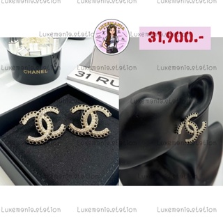 👜: New!! Chanel Earrings 3 cm.‼️ก่อนกดสั่งรบกวนทักมาเช็คสต๊อคก่อนนะคะ‼️