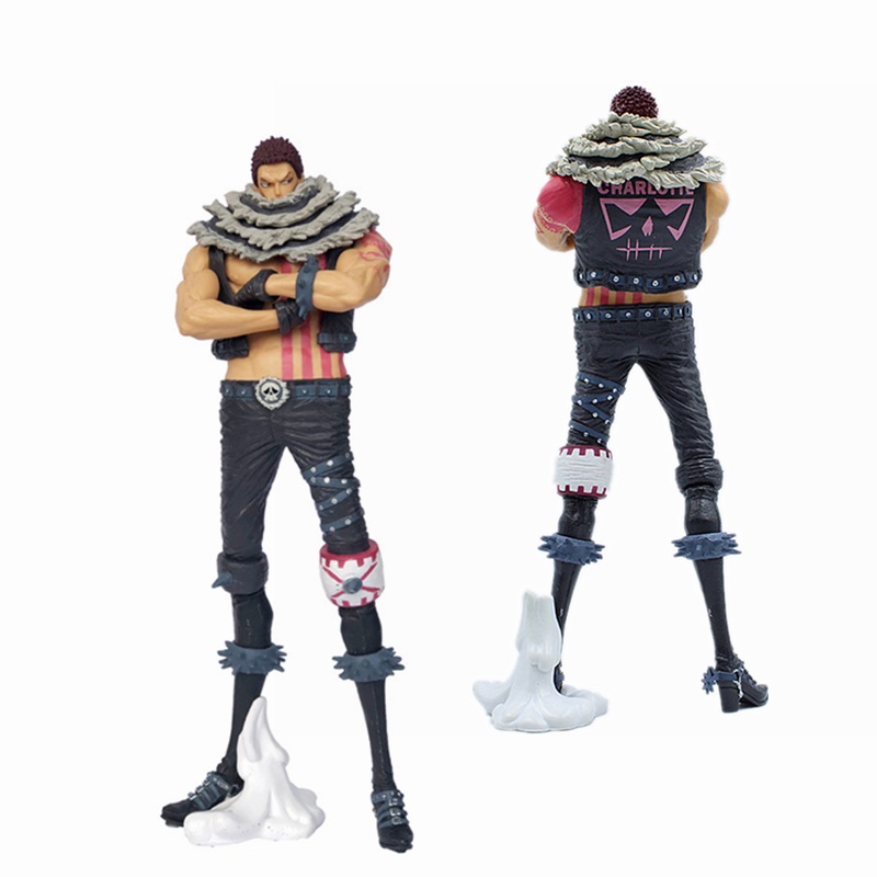 โมเดลฟิกเกอร์ PVC รูปปั้นอนิเมะ One Piece Charlotte Katakuri ขนาด 25 ซม. ของเล่นสําหรับเด็ก
