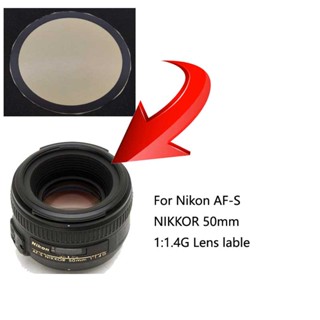 1 ชิ้น ใหม่ สําหรับ Nikon AF-S NIKKOR 105 มม. 1:2.8G ED VR &amp;amp; สติกเกอร์ฉลากโลโก้ 1:1.4G ขนาด 50 มม. สําหรับติดเลนส์กล้องดิจิตอล