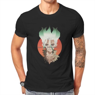 Dr.Stone Manga Anime Senku2 T Shirt Classic Goth Summer Men Cotton O-Neck Tshirt Hip Hop T_08