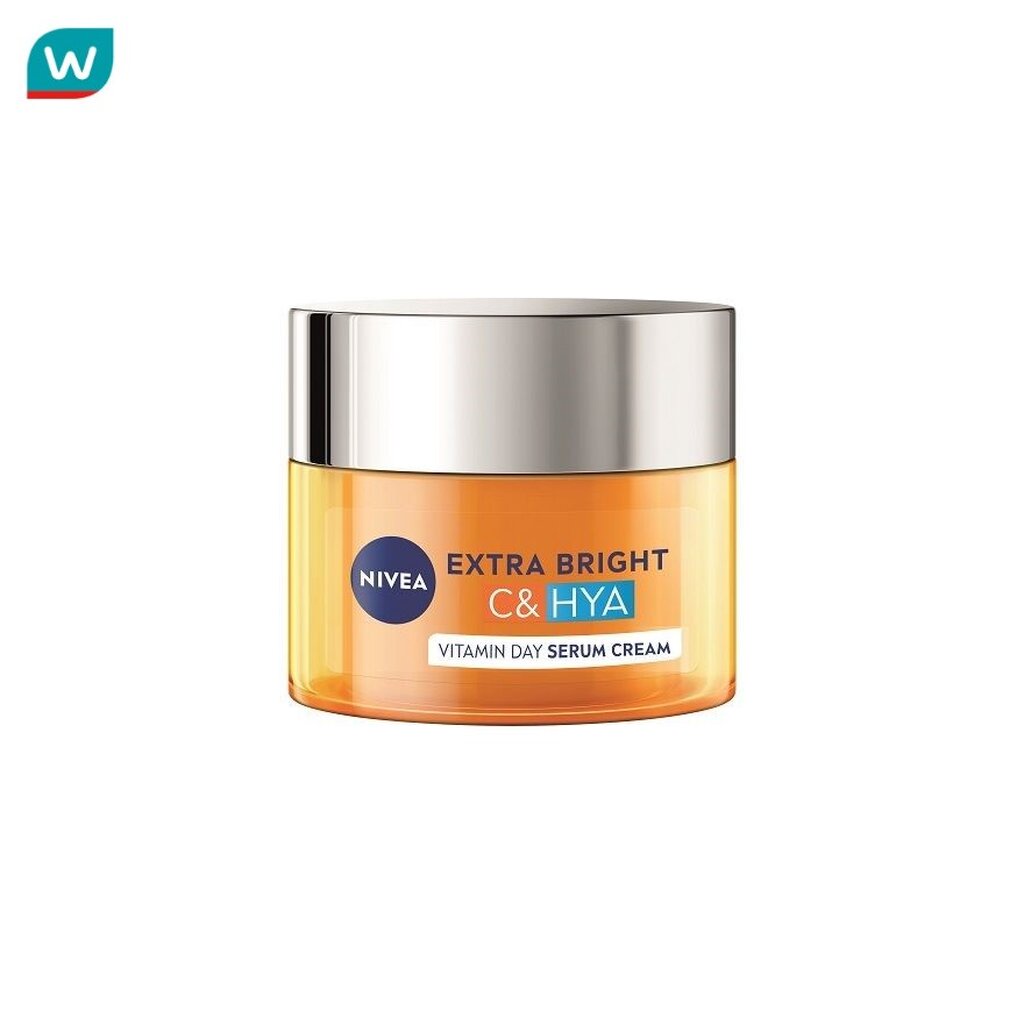 Nivea นีเวีย เอ็กซ์ตร้า ไบรท์ ซี แอนด์ ไฮยา วิตามิน เดย์ เซรั่ม-ครีม 50 มล.