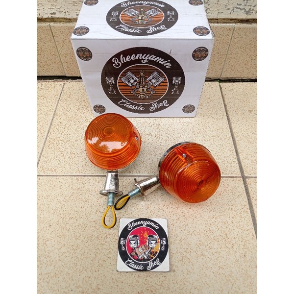 ไฟเลี้ยวไฟเลี้ยว Reteng Weser Kawasaki Binter KH100 KH 100 G7T G7 T G7S G3 G4 G5 PNP CB100 CB 100 CB