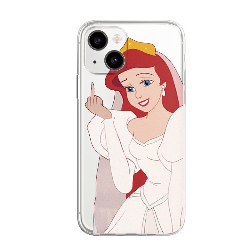 Disney เคสโทรศัพท์มือถือ ลายการ์ตูนเจ้าหญิงดิสนีย์ สําหรับ IPhone 6 6S 11 7 8 Se 2020 X XR XS Plus 12 13 14 PRO mini MAX