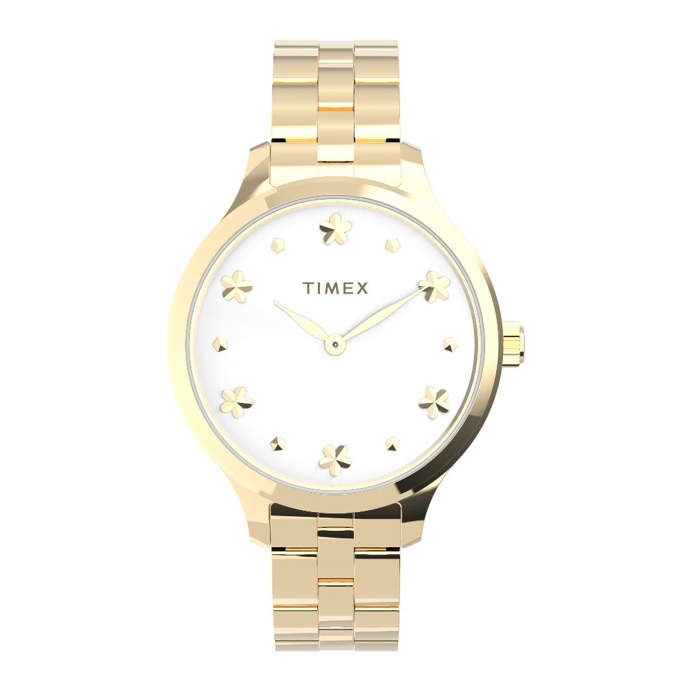 Timex TW2V23300 Peyton นาฬิกาข้อมือผู้หญิง สีทอง หน้าปัด 36 มม.