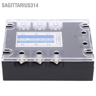 Sagittarius314 3 เฟส SSR DC ควบคุม AC 480V 25A โซลิดสเตตรีเลย์อุปกรณ์อุตสาหกรรม SSR-3/032-4825A