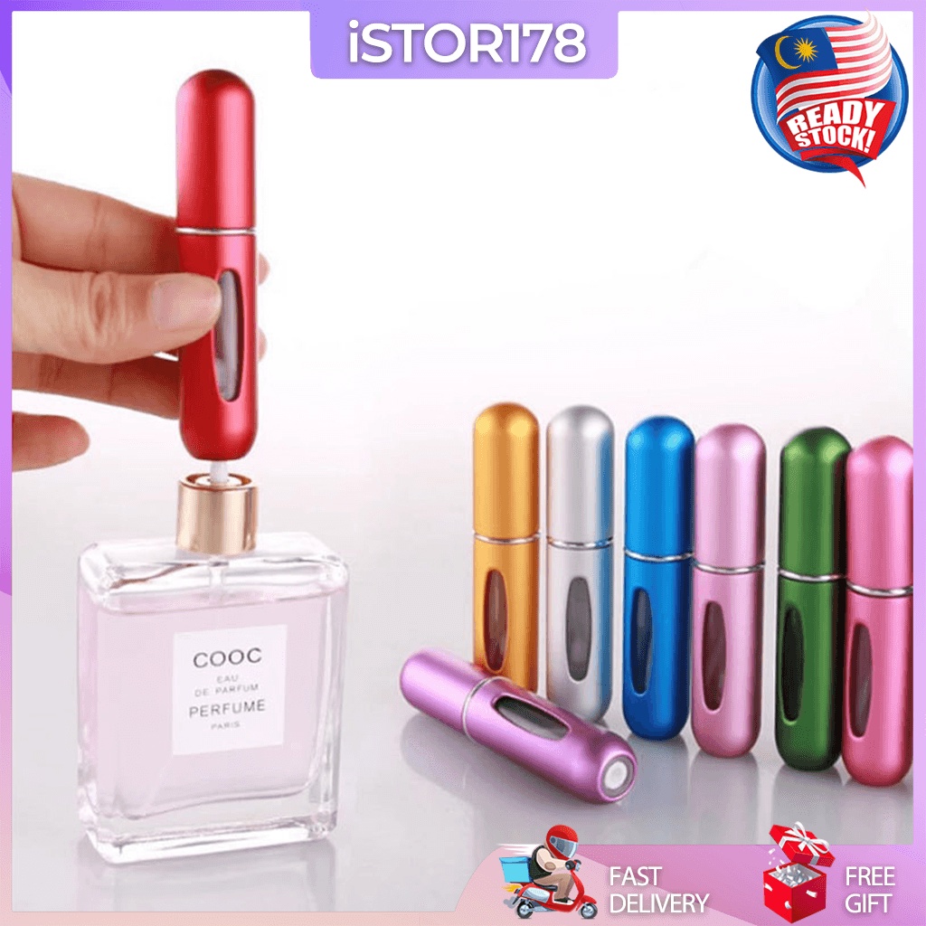 ISTOR 5ML PERFUME SPRAY BOTTLE/ MINI PERFUME REFILL BOTTLE/CAPSULE PERFUME BOTL /BOTL MINYAK WANGI 香