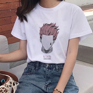 Summer Anime HxH Tee Harajuku T-shirt Hunter X Hunter Print T-shirt Womens T-shirt O-neck Short Sleeve Hisoka Moro_02