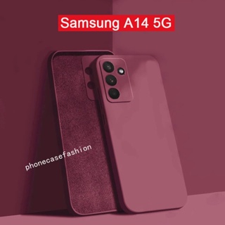 เคสโทรศัพท์ซิลิโคน แบบนิ่ม กันกระแทก ป้องกันกล้อง สําหรับ Samsung Galaxy M14 A14 5G 4G A14 LTE A34 A54 A24 2023