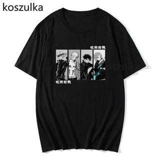 Japanese Anime Jujutsu Kaisen T Shirt Fashion Men Kawaii Top Male Graphic Casual Cotton Tees Cool Cartoon Tshirt Un_02