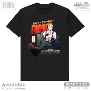 Loid FORGER SPY x FAMILY เสื้อยืดลําลอง แขนสั้น พิมพ์ลายการ์ตูนมังงะญี่ปุ่น Distro Shirt x A1475 Kisetsu_03