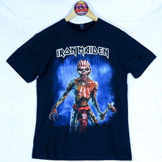 เสื้อวงลิขสิทธิ์แท้ " Ironmaiden ลาย Axe Eddie BOS Euro Tour"