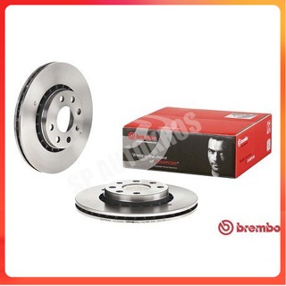 BREMBO จานเบรคหน้า OPEL ASTRA F T92 1.8 1992-1998 CORSA B S93 1.6 1993-2000 VECTRA A J89 1.7 1.8 1988-1995 09 5527 24