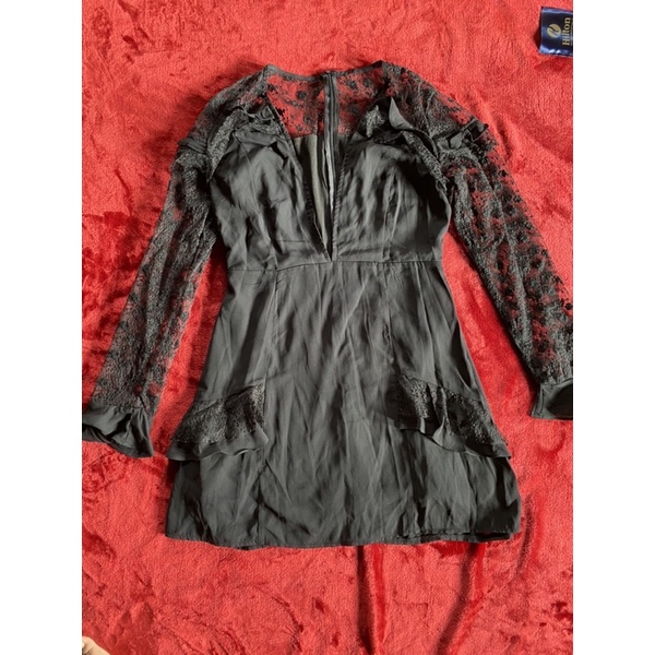 ชุดเดรสสีดำ ป้าย Boohoo