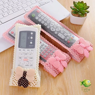 YOYO ซองใส่รีโมตคอนโทรล ประดับโบว์ มุ้งมิ้ง น่ารัก Remote control cover