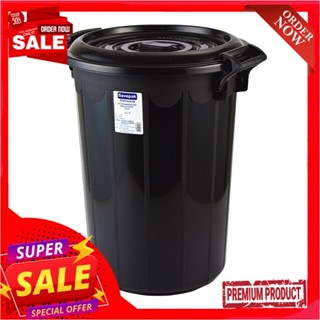 เซพแพ็ค ถังน้ำ ขนาด 66 ลิตร สีดำSavepak Plastic Bucket Black 66L