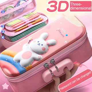 3D กระเป๋าดินสอ สองชั้น กระเป๋าดินสอ น่ารัก กระเป๋าใส่ดินสอ กล่องดินสอ กล่องดินสอ เด็ก