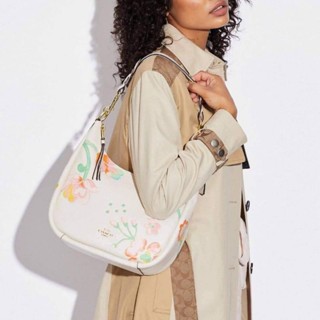 💗(พร้อมส่ง)กระเป๋าสะพาย ลายใหม่คร้า สายหวาน รีบจัดไปเลยCoach Jules Hobo With Dreamy Land Floral Print