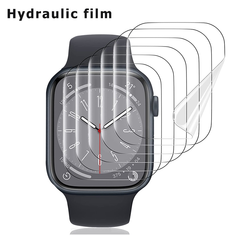ฟิล์มกันรอยใสเต็มจอ Apple Watch Ultra2/9/8/7/6/SE/5/4/3 iWatch ขนาด 38/40/41/42/44/45/49 มม.