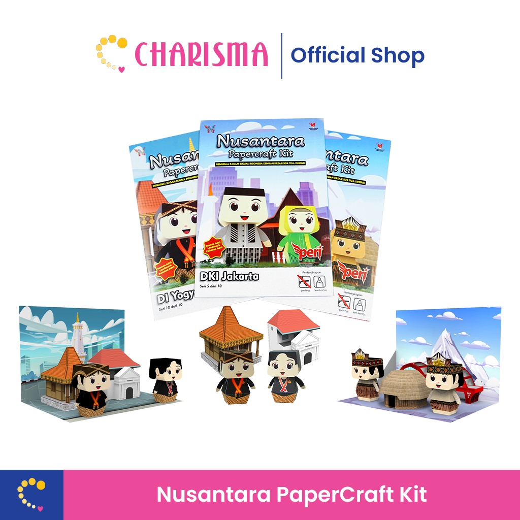 Charisma Nusantara Papercarft Kit - Creation Paper Art Book
