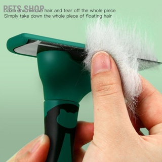 Pets Shop สัตว์เลี้ยง Grooming หวีสแตนเลสฟันเอาผมลอย Detangling Pet Knots Remover สำหรับแมวสุนัขสัตว์เลี้ยง