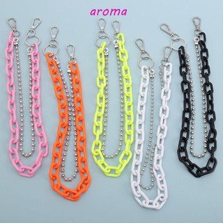 Aroma สายโซ่อะคริลิค สีแคนดี้ สไตล์พังก์ สําหรับกางเกงยีน