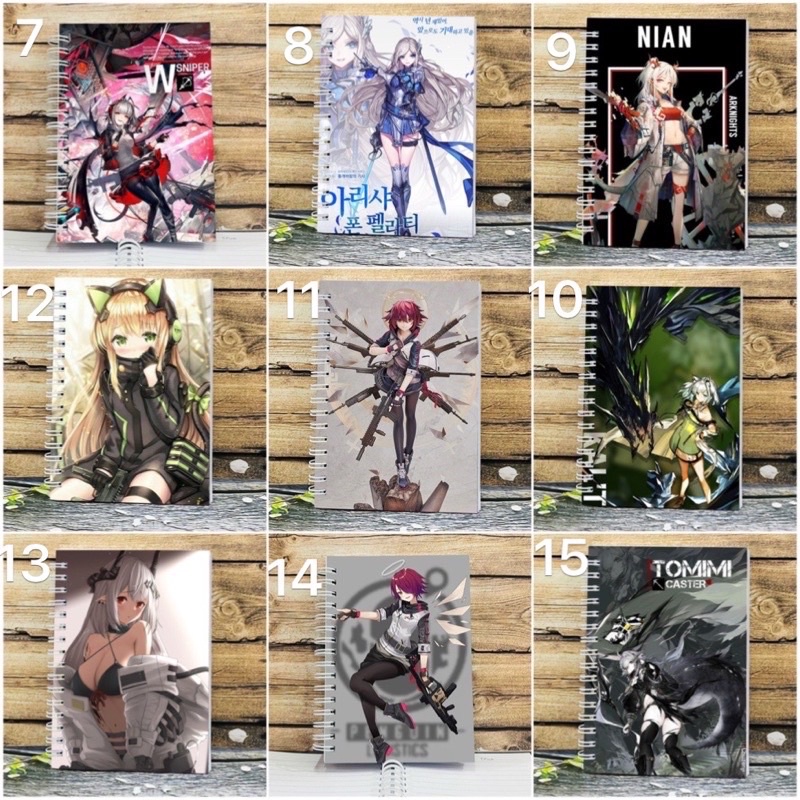 สมุดบันทึก Arknights 200 หน้า/สมุดบันทึกรูปภาพ Arknights