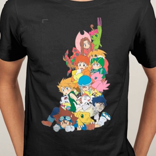 Short Sleeve T-shirt shirt Digimon Adventure Agumon Taichi Yagami Gabumon Yamato anime O-Neck Men Fashion cotton Ca_11