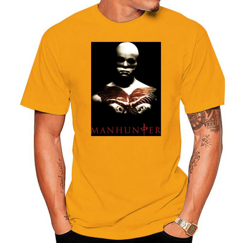 ผู้ชาย Tshirts Manhunter ภาพยนตร์โปสเตอร์ชายเสื้อ Tee Harajuku Top Gym King T เสื้อที่กําหนดเองเสื้อ
