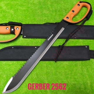 อุปกรณ์เดินป่า มีดพกเดินป่า มีดยาว มีดสปาต้า มีดเดินป่า GERBER 2562 ใบดำ