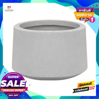 Fiberclay กระถางต้นไม้ไฟเบอร์เคลย์ทรงกลม (L) รุ่น DW208542C ขนาด 15.9 นิ้ว สีขาว Fiberclay Round Plant Pot (L) FONTE DW2