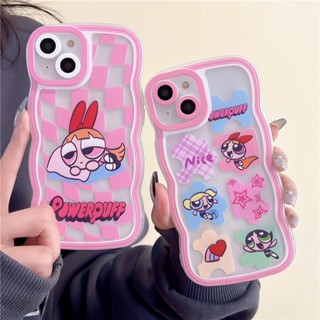 เคสโทรศัพท์มือถือ แบบนิ่ม ลายการ์ตูน The Powerpuff Girls สําหรับ iPhone 14 13 12 11 Pro Max XS XR XSMAX 7 8 plus