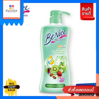 Benice(บีไนซ์) บีไนซ์ ครีมอาบน้ำเพื่อผิวเรียบเนียน ขวดปั๊ม 450 มล. Benice shower cream for smooth skin, pump bottle 450