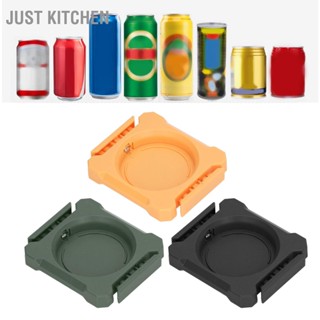  Just Kitchen ที่เปิดกระป๋องเบียร์ 2 in 1 ABS แบบพกพาแบบกดและหมุนสามารถตัดที่เปิดสำหรับเครื่องดื่มค็อกเทล