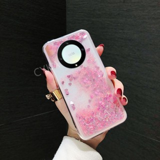 พร้อมส่ง เคสโทรศัพท์มือถือแบบนิ่ม มีทรายไหล แต่งกลิตเตอร์ ระยิบระยับ สําหรับ HONOR X9a 5G HONORX9a 5G