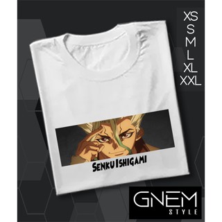 DR STONE SENKU ISHIGAMI HALF EYE  ANIME COLLECTION SHIRT (GS278)_08