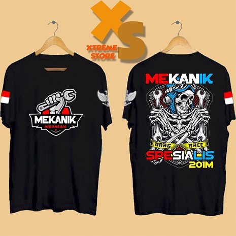 // INDONESIAN MECHANIC MENS DISTRO T-SHIRT // XTREME-STORE