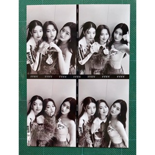 การ์ด 4-CUT PHOTO สุ่ม Ryujin LIA Chaeryeong ของแท้ จาก อัลบั้ม  ITZY - CHESHIRE Album Ver. Limited พร้อมส่ง Kpop Card