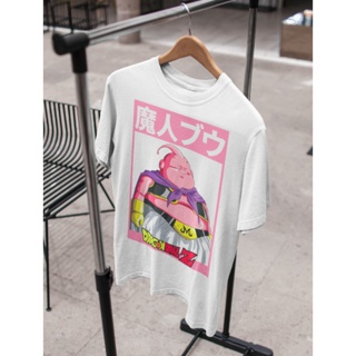 เสื้อยืด Unisex รุ่น จอมมารบู Majin Buu T-Shirt ดราก้อนบอลแซด Dragon Ball Z สวยใส่สบายแบรนด์ Khepri comb เสื้อครอปส_05