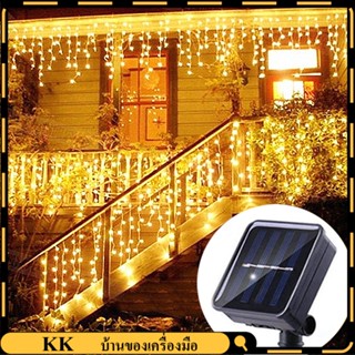 สายไฟหิ่งห้อย Led ดวง พลังงานแสงอาทิตย์ สําหรับตกแต่งบันได ปาร์ตี้ฮาโลวีน งานแต่งงาน กลางแจ้ง