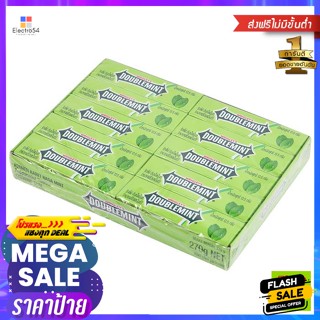 Wrigley’s(ริกลี่ย์) ริกลี่ย์ หมากฝรั่ง ดับเบิ้ลมินต์ 15 กรัม แพ็ค 20 Wrigleys Chewing Gum Double Mint 15 g. Pack 20ลูกอ