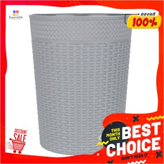 ROUND ถังขยะกลม ACCO BASKET ขนาด 10L สีเทาROUND DUSTBIN ACCO BASKET 10L GRAY