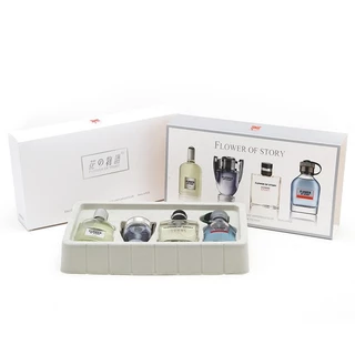 191-เซตน้ำหอมผู้ชาย Flower of story หรูหรา กลิ่นหอม 4​ กลิ่น 4ขวดx25ml