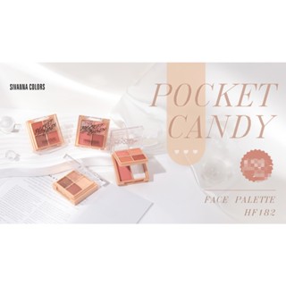 SivannaHF182 Pocket Candy Face Palette พ็อกเก็ต แคนดี้ อายแชโดว์ 9.6กรัม